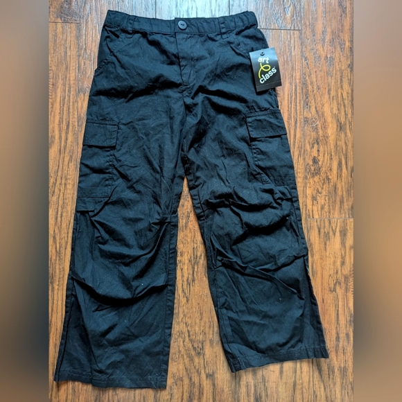Girls Lot Pants- Art Class / Cat & Jack Girls S Cargo Pants - Black, Gray, Green - Picture 11 of 14